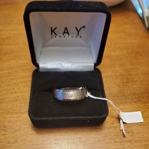 men's Kay triton titanium wedding band